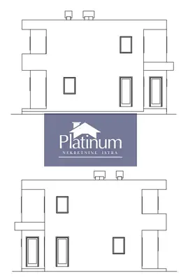 Haus 90 m², Medulin - zwei Etagen, 2 Loggien - 6