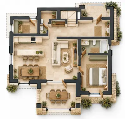 Luxusvilla mit Pool - krk - 2