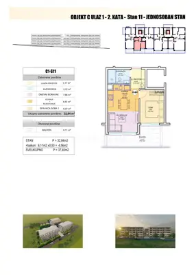Stanovi u izgradnji, Duilovo Split, kompleks 3 zgrade - 16