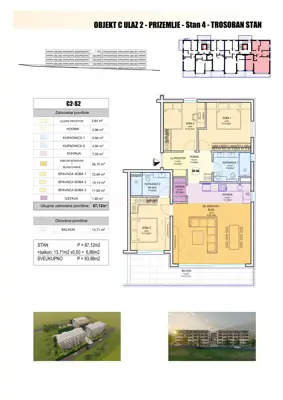 Stanovi u izgradnji, Duilovo Split, kompleks 3 zgrade - 22