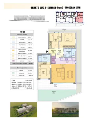Apartments under construction, Duilovo Split, complex of 3 buildings - 20