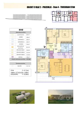 Apartments under construction, Duilovo Split, complex of 3 buildings - 22