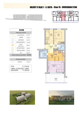 Apartments under construction, Duilovo Split, complex of 3 buildings - 18