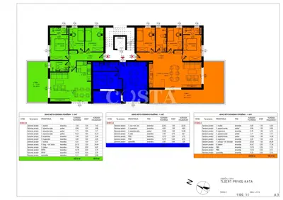 Apartment 75 m², Crvene kuće, 3 rooms and 2 bathrooms - 8