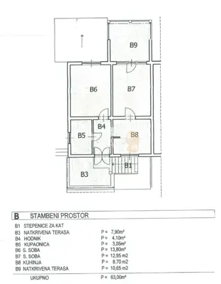 Stan 66,9 m², Rovinj - prizemlje s dvorištem 120 m² - 2