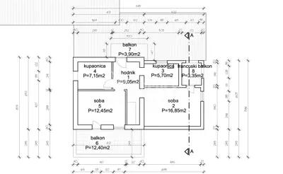 Vila 273 m², Kunj, Raša - pogled na Učku i grijani bazen - 23