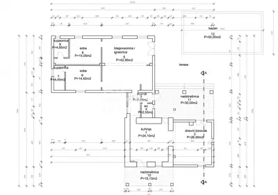 Vila 273 m², Kunj, Raša - pogled na Učku i grijani bazen - 24