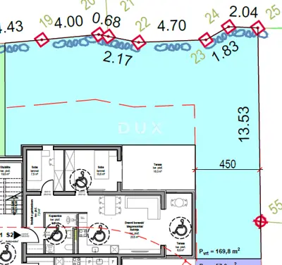 Stan 85 m², Vodice - trosoban s vrtom 169 m² - 8