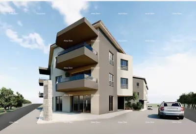 Verkauf von Wohnungen im Bau, Valbandon! Maisonettewohnung. Nähe zu Stränden.