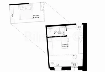 Wohnung 25 m², Murvica na Braču, Panoramablick - 12