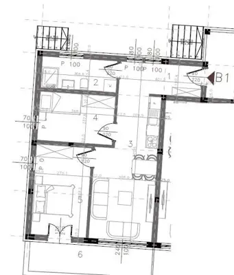 Wohnung 60 m², Medulin, 300 m zum Meer und Terrasse - 4