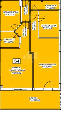 Stan 119 m², Vodice - 50 m od mora i plaže - 13