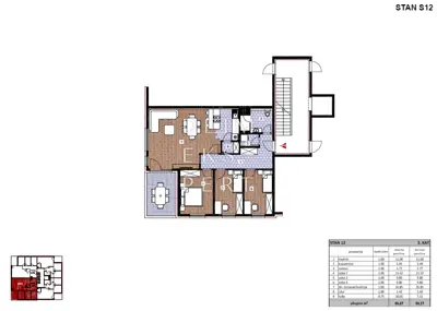 Gaišće, SESVETE, NEW BUILD, 2nd FLOOR 94 m², 4 ROOMS, LOGGIA - 11