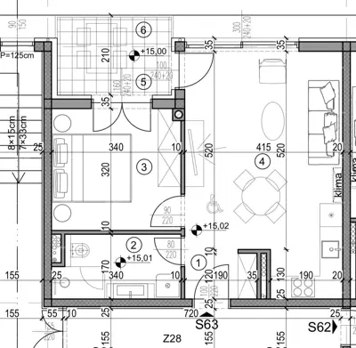 Pula! Mehrfamilienhaus, moderne Gebäude mit Aufzug, nahe dem Zentrum. Wohnung mit Parkplatz. S63 - 4