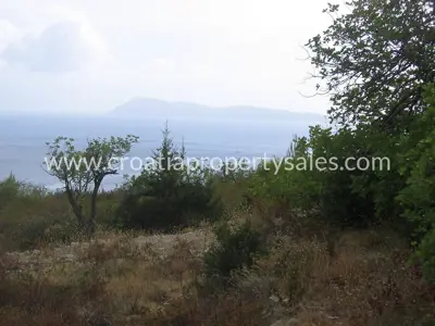 Bauland 1.641 m², Komiža - Blick auf die Bucht - 2