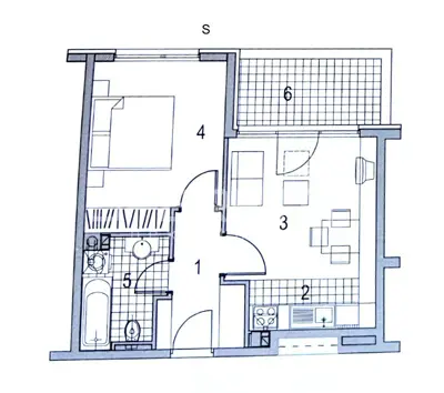 Stan 45 m², Donja Dubrava - 2-soban, balkon i spremište - 23