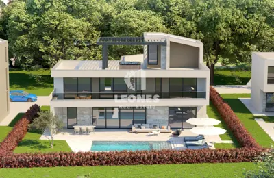 Vila 291 m², Poreč - bazen i pogled na more - 2