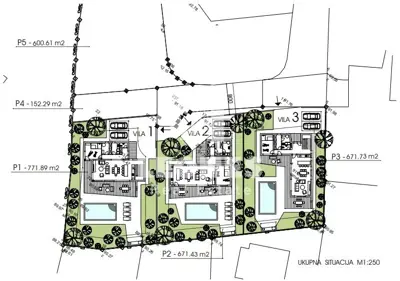 Vila 291 m², Poreč - bazen i pogled na more - 11