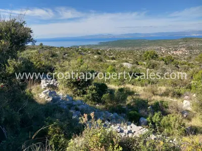 Landwirtschaftsfläche 8.144 m², Insel Brač, Meerblick - 10