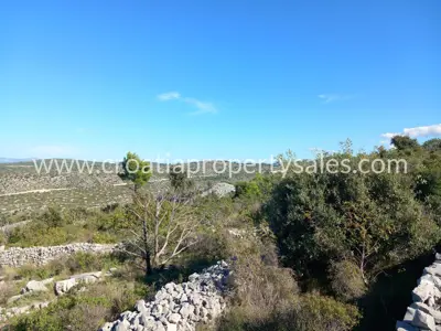 Landwirtschaftsfläche 8.144 m², Insel Brač, Meerblick - 6