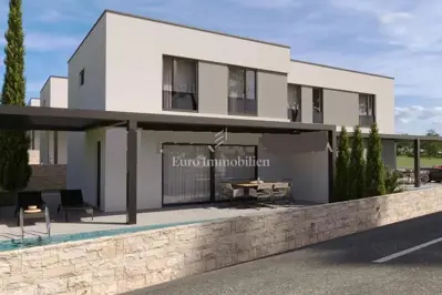 Apartman 87,60 m², Mandre - bazen i dvorište