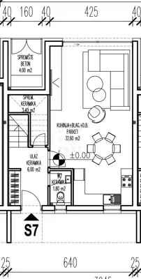 Centar, Kompleks, kuća u nizu, 114 m² - 13