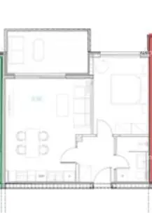 Wohnung 54,95 m², Umag - 1. Etage, Loggia und Abstellraum - 7