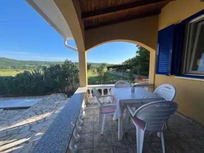 House with a pool surrounded by greenery, Labin, Istria - 10
