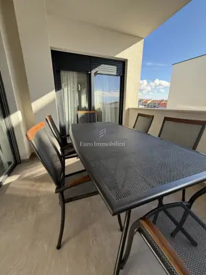 Zadar, penthouse with a rooftop terrace and pool, sea view - 17