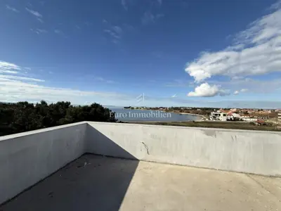 Zadar, penthouse with a rooftop terrace and pool, sea view - 4