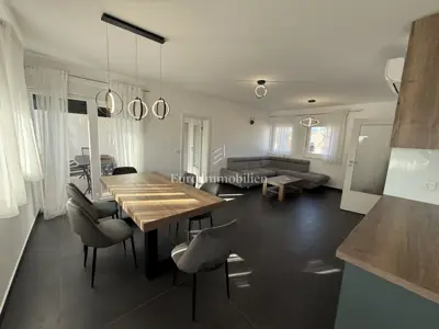 Zadar, penthouse with a rooftop terrace and pool, sea view - 12