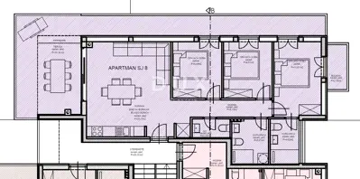 Penthouse 109 m², Vodice - 3 Schlafzimmer und Dachterrasse - 16
