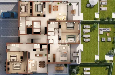 Stan 103 m², Novigrad - vrt i pogled na more - 9