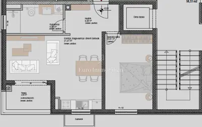 Wohnung 48,7 m², Poreč - Erdgeschoss, überdachte Terrasse - 10