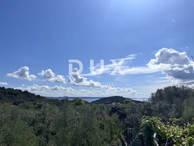 Baugrundstück in Kukljica, Meerblick und asphaltierter Zugang