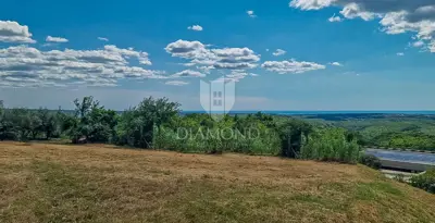 Building plot 1,004 m², Krasica near Buje, sea view - 4