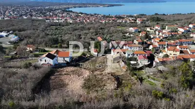 INSEL KRK, MALINSKA - Investitionsgrundstück mit wunderschönem Blick - 3
