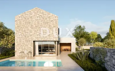 Zemljište 745 m², Barban - projekt za kuću s bazenom - 3