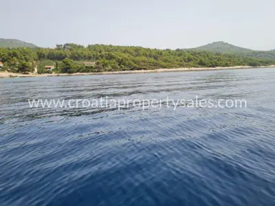 Building plot 1,618 m², Korčula island, first row to the sea - 8