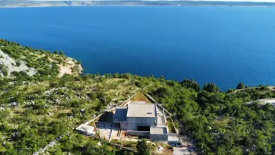 Zadar, Starigrad, Rohbau-Villa, 317 m², 100 m bis zum Meer