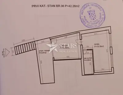 Stan 42 m², Trsat - 1. kat, namješten i opremljen - 10
