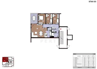 Gaišće, SESVETE, NOVOGRADNJA, 1. KAT 94 m², 4.S, LOĐA - 11