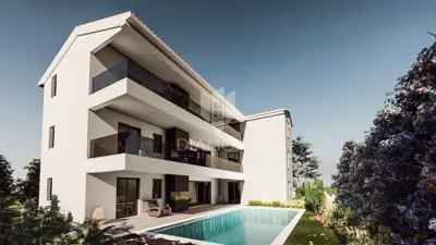 Building land, Banjole, building permit and project - 2