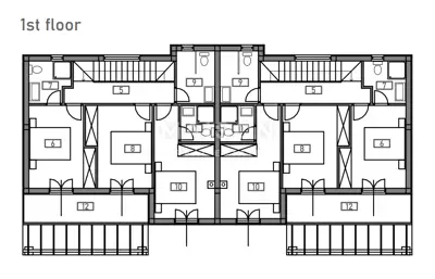 Malinska - Doppelhaus mit Pool - 16