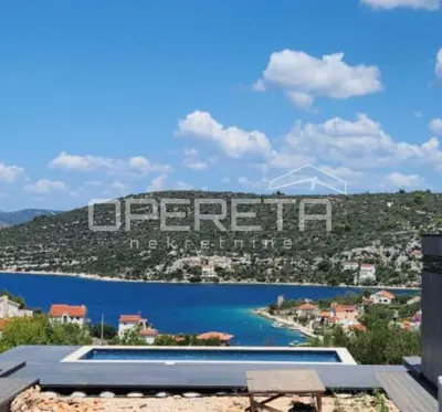 Građevinsko zemljište 615 m², Drvenik Veliki, pogled na more - 14