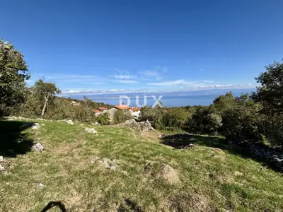 Kvarner, Mošćenice, building plot, 807 m², sea view - 2