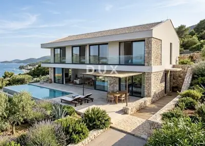 Kvarner, Mošćenice, building plot, 807 m², sea view