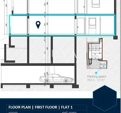 Wohnung 80 m², Lozica - 2 Schlafzimmer und 2 Badezimmer - 9