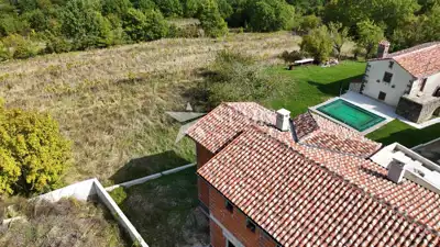 Building land, Jakomići - quiet location and view of Učka
