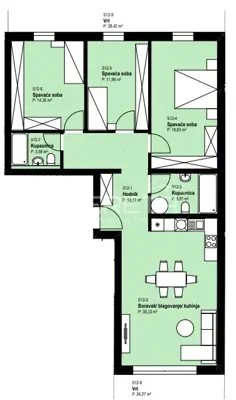 Prodaja, Stan, Žitnjak, II. Struge, 4s, 106 m² - 13
